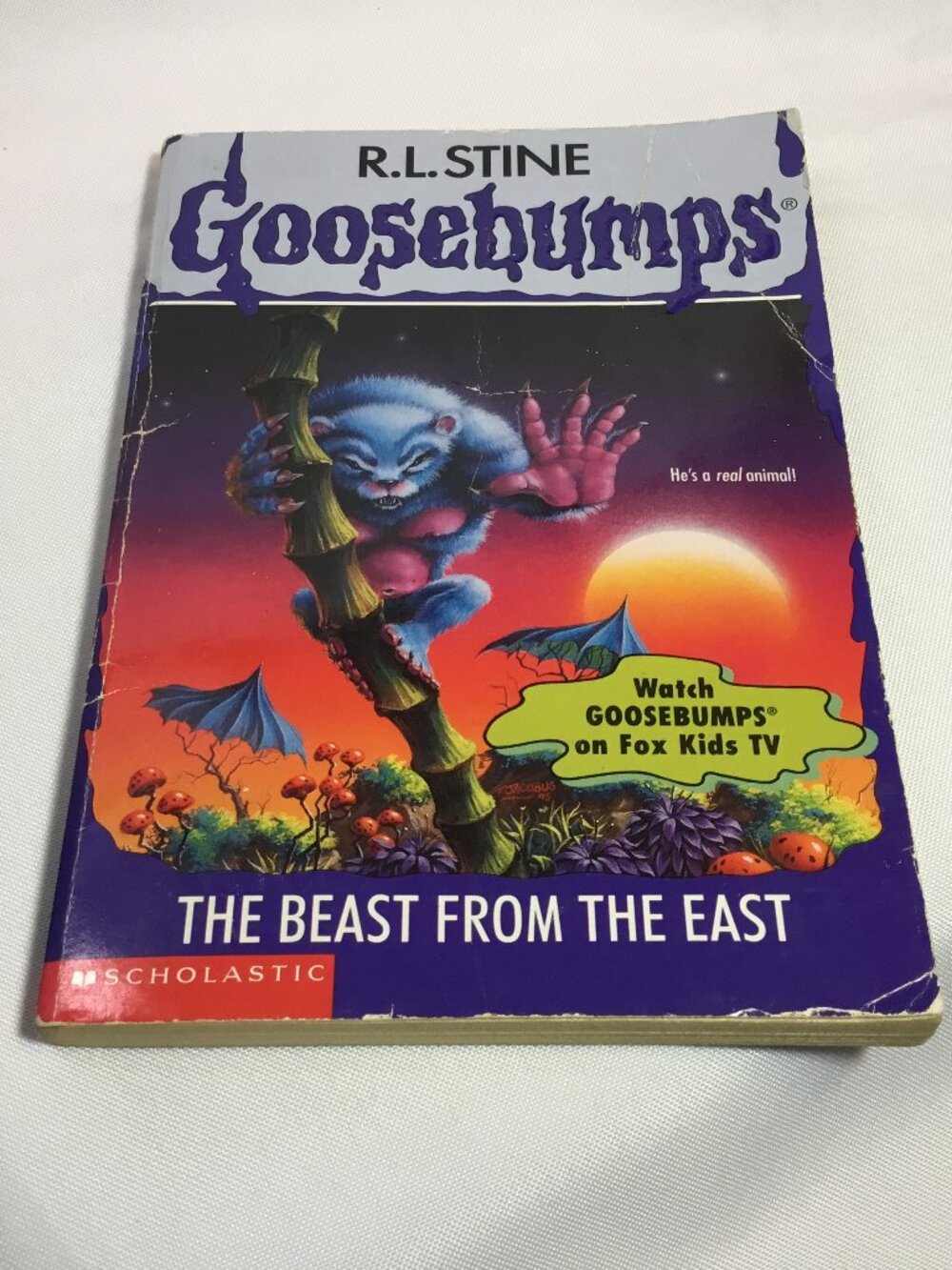Goosebumps #43 The Beast From The East TRUE 1st Printing First Ed. RL Stine 1996